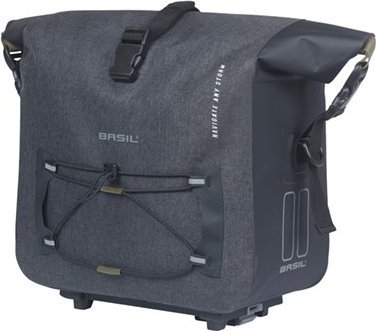 Çantë bagazhi biçiklete Basil Navigator Storm Trunkbag, 13L, i papërshkueshëm nga uji, e zezë