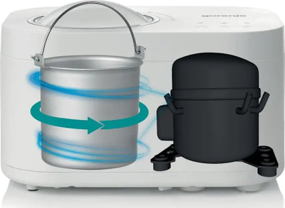 Aparat akulloreje Gorenje ICM10W, elektronik, i bardhë