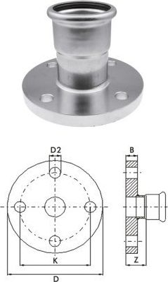 kolnierz 42mm Inox Press (1609091008)