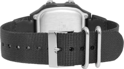 Ora digjitale Casio Youth Series AE1200WHB 1B World Time, mban ujë deri në 100m, me rrip prej pëlhure, e zezë