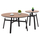Set tavolina për kafe 2-pjesësh Norton Φ80cm & Φ45cm (HM21088)