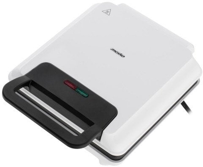 Aparat për waffle Mesko MS 3091, 1800W, pllaka me veshje Teflon, i bardhë
