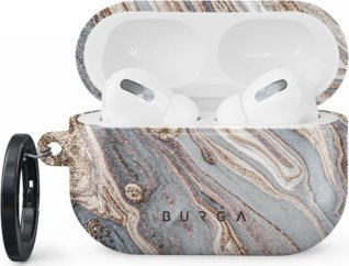 Куќиште Gentle Wind за AirPods Pro 2, мермерен модел, со карабинер, во повеќе бои