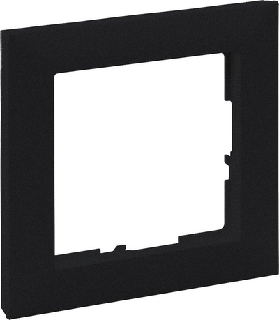 Kornizë Legrand SUNO Single 721521, për 1 element, plastike, e zezë