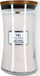 Qiri aromatik WoodWick Sheer Tuberose, kavanoz i madh, 609 g, rozë e hapur