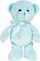 Arush pelushi Smily Play Plush Teddy Bear, lodër për bebe, blu e çelët