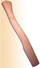 Bisht sëpate pa markë, 50cm, kokë 26x59mm, i gdhendur në formë