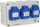 Panel elektrik Spamel SB-001705-P0040-54, 3x3x16A, IP54, gri