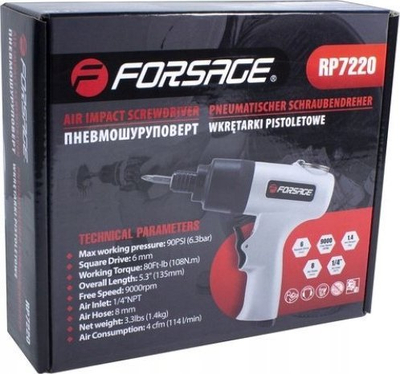 Vidhosëse pneumatike goditëse Rockforce, 108Nm, drejtim djathtas majtas