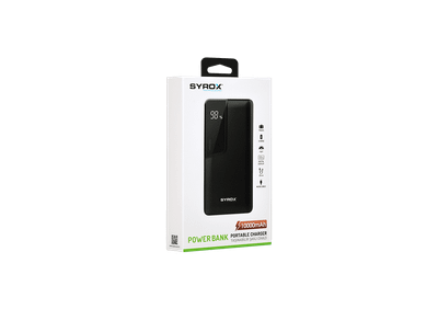 Powerbank Syrox, 10000 mAh, i bardhë