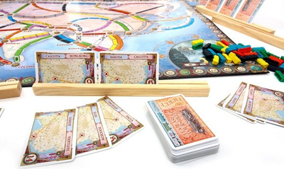 Zgjerim loje Rebel Ticket to Ride Map Collection 1 Asia, 2 harta, për 2 deri në 6 lojtarë