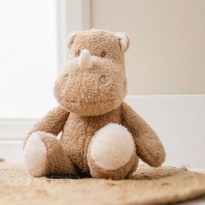Loder përkëdhelëse Rhino TEDDY- 30 cm - Teddy Caramel