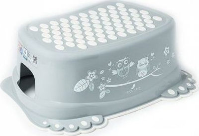 Stol këmbësh Tega Baby SO-006-106, kundër rrëshqitjes, për kalamaj, gri
