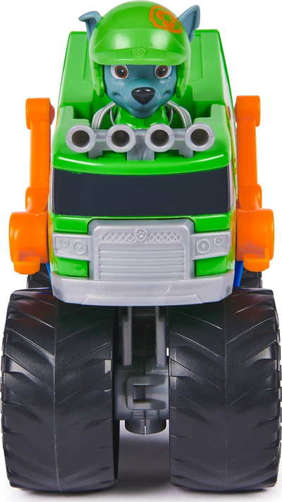 Kamion lodër Paw Patrol Rescue Wheels Rocky, me figurë Rocky, jeshil