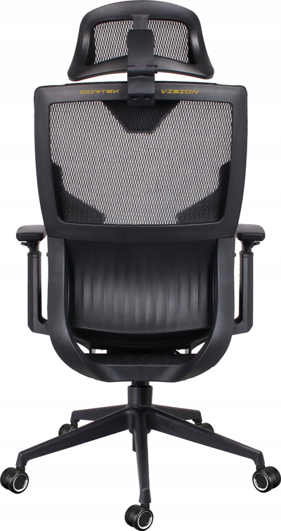 Karrige zyre edhe gaming CORTEK VISION, rrjetë ergonomike, e zezë
