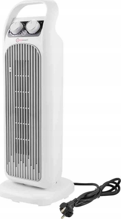 Грејач со вентилатор FORCEKRAFT, 2200W, керамички, бел