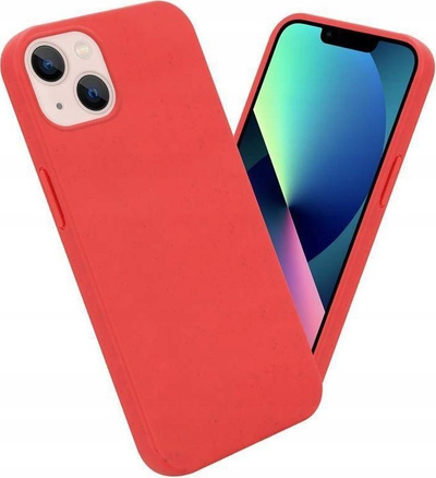 Kapak mbrojtës MX Eco për iPhone 15 Pro Max, i biodegradueshëm, nga kashtë gruri me TPU, i kuq