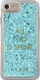 Mbulesë telefoni Guess GUHCP7GLUQ, iPhone 6 6s 7 8, Party Glitter Liquid, blu