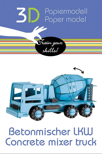 3d Paper Models Display Construction Vehicles - Fridolin
