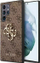 Mbulesë telefoni Guess për Samsung Galaxy S23 Ultra, lëkurë PU, dizajn 4G Logo, kafe