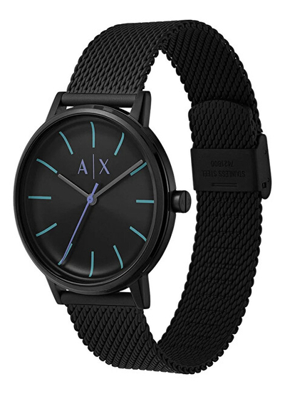 Orë për meshkuj Armani Exchange Cayde AX2760, e zezë