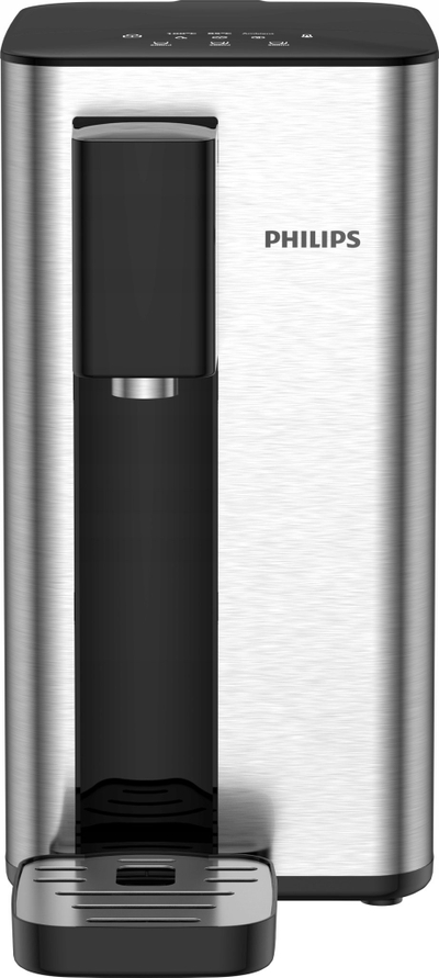 Dispenser uji Philips ADD5906S, filtrimi Micro X Clean, pije të ngrohta edhe të ftohta, ngjyrë argjendtë