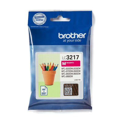 Kasetë boje Brother LC3217M, magenta, kapacitet normal, origjinale
