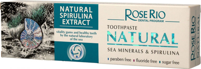 Паста за заби Natural, минерали од море, екстракт од спирулина, без флуор, 65ml