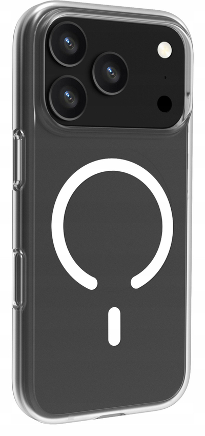 Mbështjellës Roobix Clarion MagSafe për iPhone 17 Pro Max, transparent, i fortë ndaj goditjeve