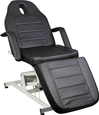 Karrige elektrike kozmetike Azzurro 673A, 1 motor, lëkurë eko, e zezë