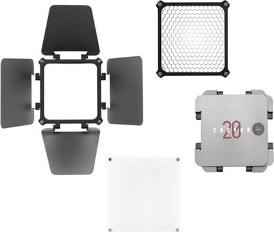 Сет додатоци за осветлување Zhiyun Fiveray M20 Modifier Pack, со насочувачи на светлина, саќе-решетка, црн