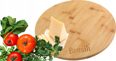 Ротирачка тепсија од бамбус Berretti BR-7559, 35 cm, природна боја
