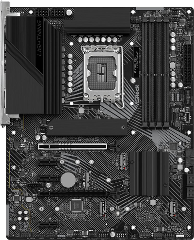 Pllakë amë ASRock Z790, e zezë