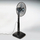 Ventilator ne kembe Tiross, me telekomande, me kohematës, i bardhe