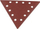 Letër gërryese Scheppach 7903800601, trekëndore, set me 10 copë, grimcim K80