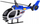 Set lodrash policie Toystar City Police, makinë e helikopter, me dritë edhe zë, blu e bardhë