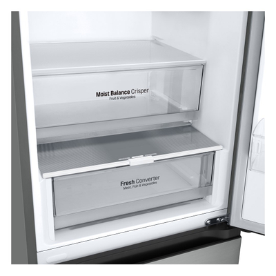Frigorifer kombinim LG GBV3200CPY, 387L, No Frost, inox