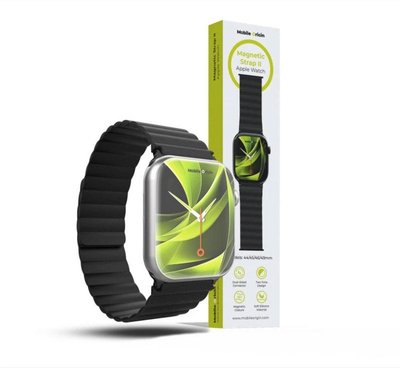 Паметен ремен Mobile Origin Magnetic Watch Strap II, за Apple Watch 44 45 46 49mm, црн