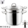 Tenxhere avulli ANETT, çelik inox, 22 cm, 5L, ngjyrë argjendi