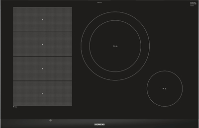 Pianurë me induksion Siemens EX875LEC1E, 80cm, FlexInduction, e zezë