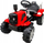Traktor elektrik për kalamaj R-Sport C2, 6V, me rimorkjo e muzikë, i kuq