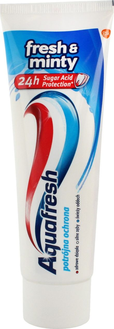 Pastë dhëmbësh Aquafresh Fresh&Minty Triple Protection, 75 ml