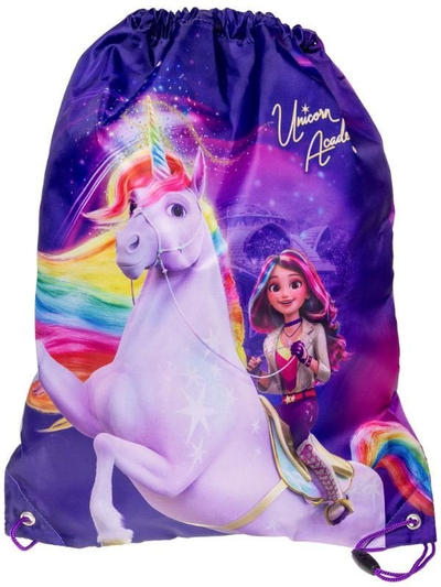 Çantë shkolle Sombo Unicorn Gym Bag X, 35 x 45 cm, poliester, me shumë ngjyra
