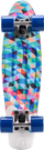 Penny board Meteor 22603, plastik, shumëngjyrësh