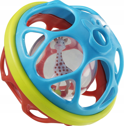 Top lodër Sophie la Girafe Original Play Ball, 11cm, me zile, shumëngjyrësh