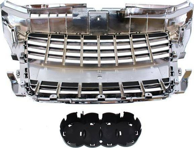 Maskë përparmë MTuning Audi A3 8P, S8 Style, 2009-2012, krom e zezë