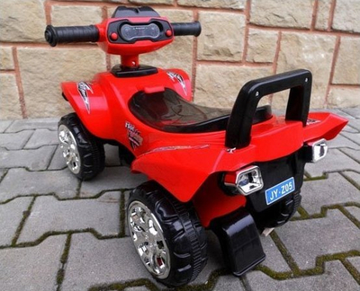 Motor lodër ride on J5 Quad, me drita, me borí, i kuq