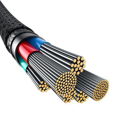 Kabllo karikimi Baseus Unbreakable, USB-C në USB-C 100W, 2m, e zezë