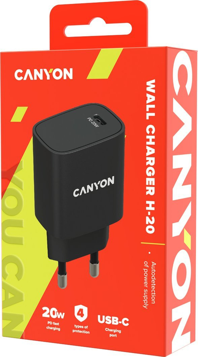 Karikues muri Canyon Power Adapter H-20-02, USB-C, 20W, i zi