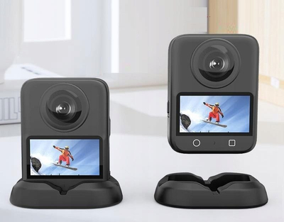 Mbajtës trekëmbësh ngjitës Puluz PU780B, për DJI Osmo, për kamera 360, i zi